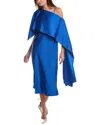Weekend Max Mara Micron Slip Dress In Blue