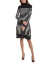 Weekend Max Mara Sesia Silk & Wool-blend Sweaterdress In Blue