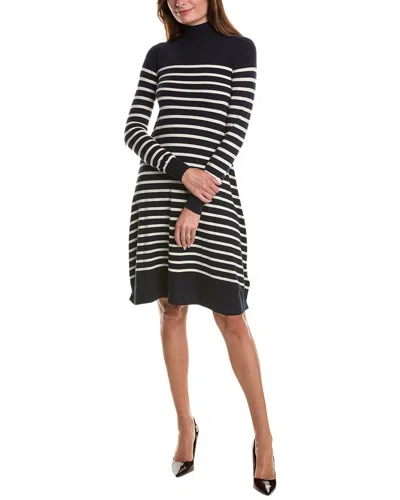 Weekend Maxmara Sesia Silk & Wool-blend Sweaterdress In Blue