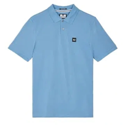Weekend Offender Caneiros Short-sleeved Polo Shirt (coastal Blue)