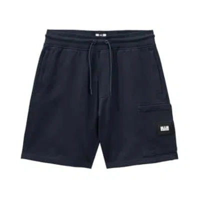 Weekend Offender Hawkins Jogger Shorts (navy) In Blue