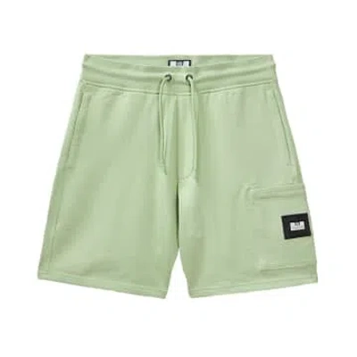 Weekend Offender Hawkins Jogger Shorts (pale Moss) In Green