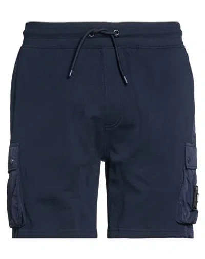 Weekend Offender Man Shorts & Bermuda Shorts Midnight Blue Size L Cotton, Nylon