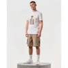 WEEKEND OFFENDER MASCIA CARGO SHORTS IN STONE