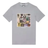 WEEKEND OFFENDER POSTERS SHORT-SLEEVED T-SHIRT (SMOKEY GREY)