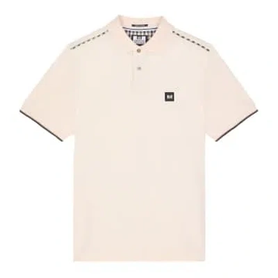 Weekend Offender Sakai Short-sleeved Polo Shirt (alabaster) In Neutral