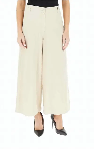 Weekend Pleated Straight Leg Trousers In Neutral