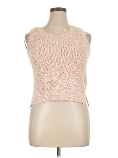 Pre-owned Weekend Sleeveless Top Pink Boatneck Tops