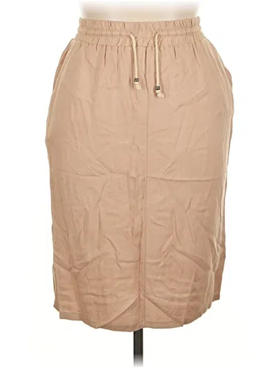 Pre-owned Weekend Suzanne Betro Casual Skirt In Brown