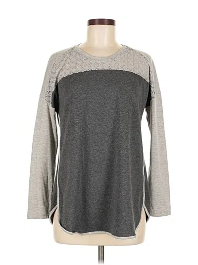 Pre-owned Weekend Suzanne Betro Pullover Sweater In Gray