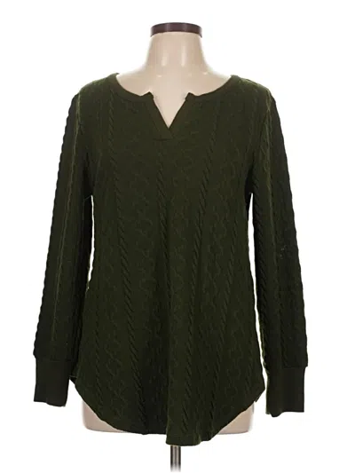 Pre-owned Weekend Suzanne Betro Pullover Sweater In Green