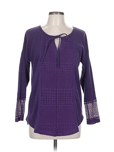 Pre-owned Weekend Suzanne Betro Pullover Sweater In Purple