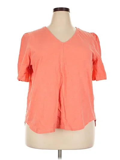 Pre-owned Weekend Suzanne Betro Short Sleeve T-shirt In Orange