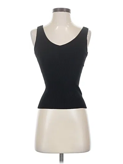 Pre-owned Weekend Tank Top Black Strapless Neckline Tops