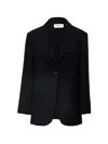 Weekend Wkdasta Tailored Notched Lapel Single-breasted Blazer In Blue