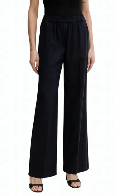 Weekend Wkdmallo Wool Straight Leg Trousers In Black