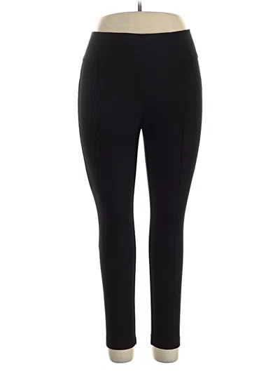 Pre-owned Weekends By Chico's Active Pants In Black