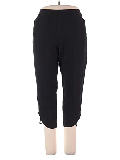 Pre-owned Weekends By Chico's Active Pants In Black