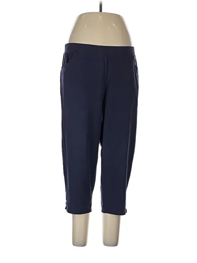 Pre-owned Weekends By Chico's Active Pants In Blue
