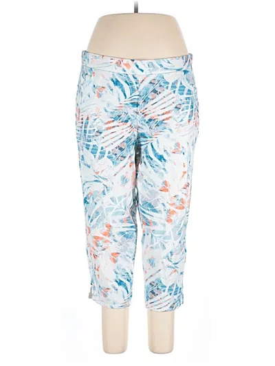 Pre-owned Weekends By Chico's Active Pants In Blue
