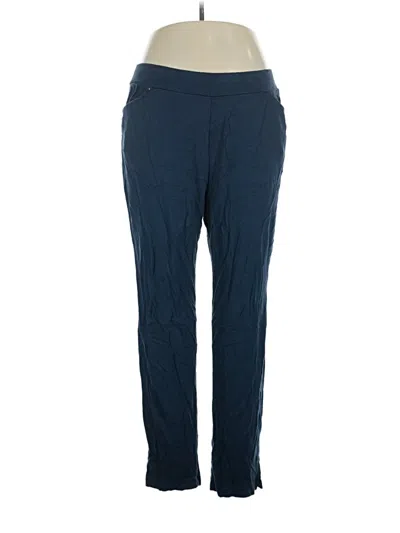 Pre-owned Weekends By Chico's Active Pants In Blue