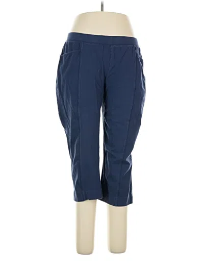 Pre-owned Weekends By Chico's Active Pants In Blue