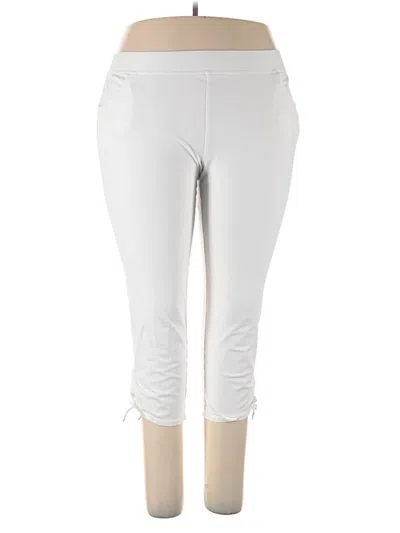 Pre-owned Weekends By Chico's Active Pants In White