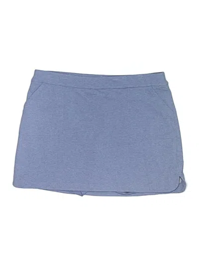 Pre-owned Weekends By Chico's Active Skort In Blue