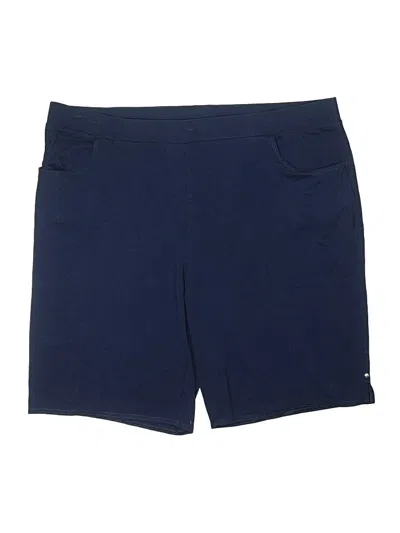 Pre-owned Weekends By Chico's Athletic Shorts In Blue