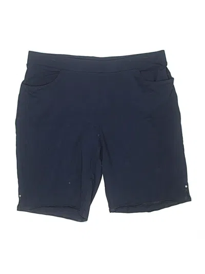 Pre-owned Weekends By Chico's Athletic Shorts In Blue