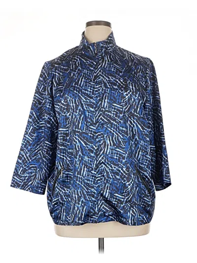 Pre-owned Weekends By Chico's Casual Dress In Blue
