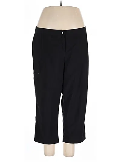 Pre-owned Weekends By Chico's Casual Pants In Black