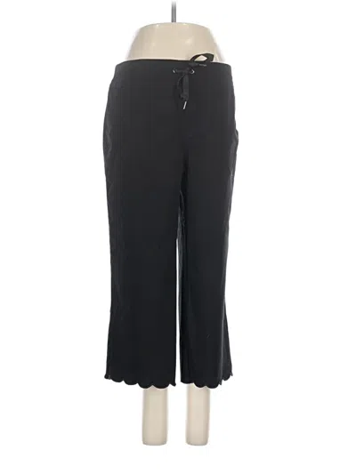 Pre-owned Weekends By Chico's Casual Pants In Black