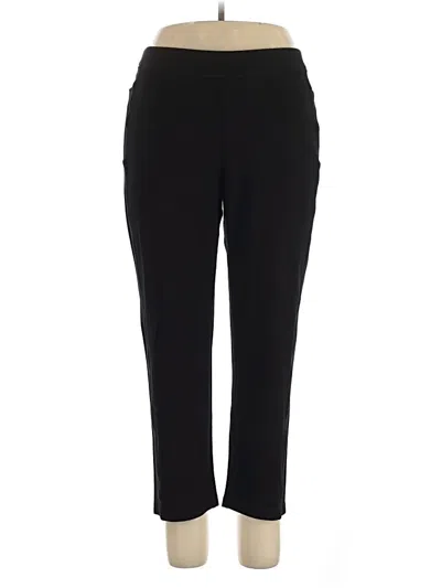 Pre-owned Weekends By Chico's Casual Pants In Black