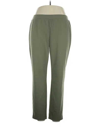 Pre-owned Weekends By Chico's Casual Pants In Green