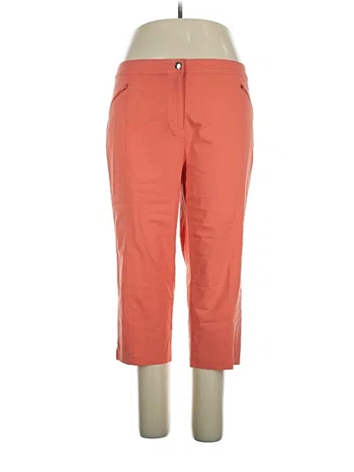 Pre-owned Weekends By Chico's Casual Pants In Orange