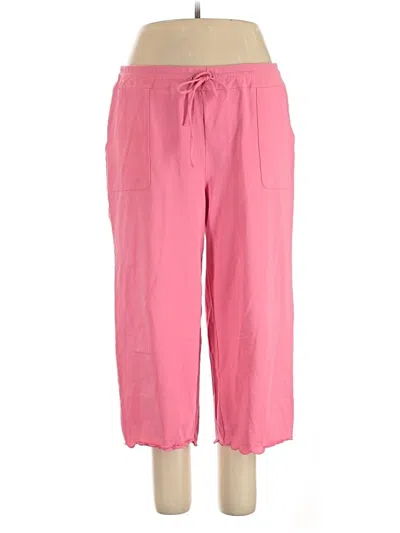 Pre-owned Weekends By Chico's Casual Pants In Pink
