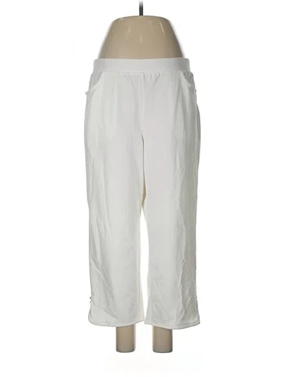 Pre-owned Weekends By Chico's Casual Pants In White