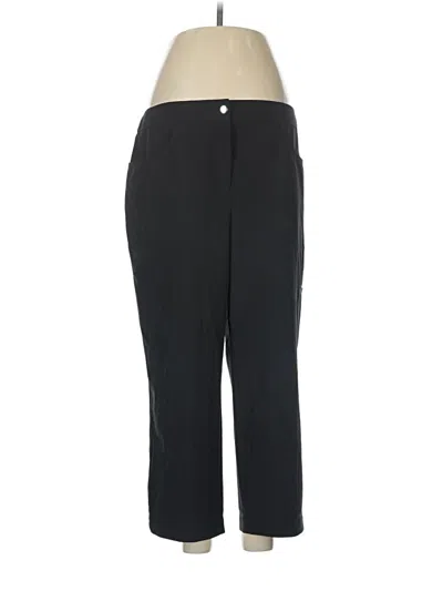 Pre-owned Weekends By Chico's Dress Pants In Black