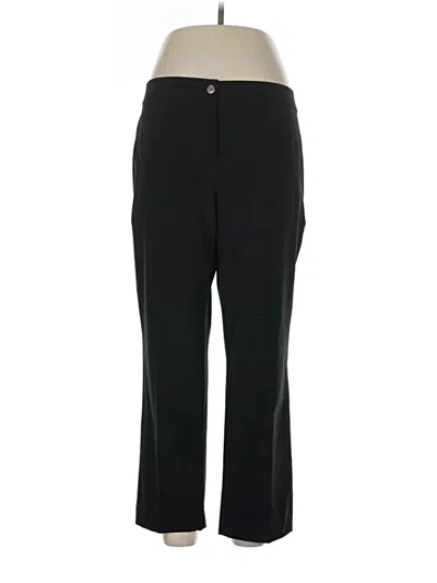 Pre-owned Weekends By Chico's Dress Pants In Black