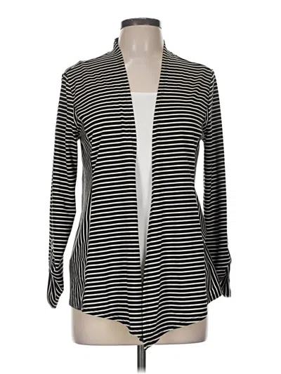Pre-owned Weekends By Chico's Kimono In Black