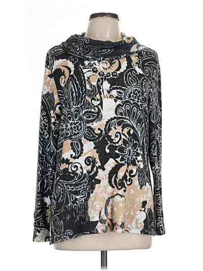 Pre-owned Weekends By Chico's Kimono In Silver