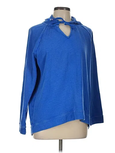 Pre-owned Weekends By Chico's Pullover Sweater In Blue