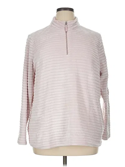 Pre-owned Weekends By Chico's Pullover Sweater In Pink