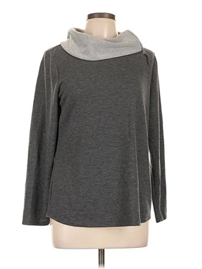 Pre-owned Weekends By Chico's Sweatshirt In Gray