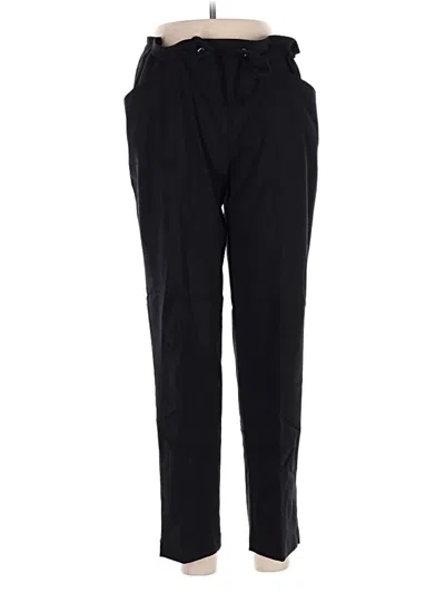 Pre-owned Weekends By Chico's Track Pants In Black