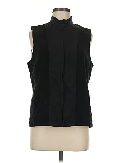 Pre-owned Weekends By Chico's Vest In Black