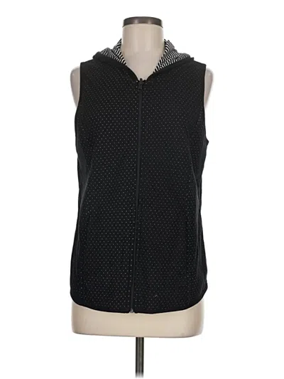 Pre-owned Weekends By Chico's Vest In Black