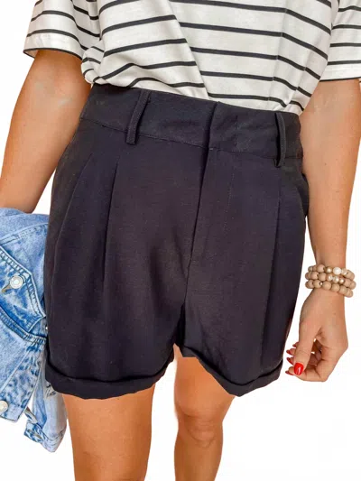Weekends Women's Vincent Pleated Shorts In Black