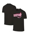 Weezabi Unisex Black Alabama Crimson Tide Power Of Pink Breast Cancer T-shirt In Black